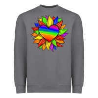 Storm lgbtq color heart and sunflower Heavyweight Sweatshirt - HRA Design Shop