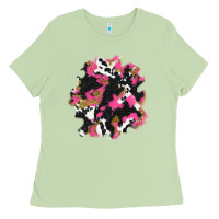 Matcha valentine's day cow patches Ladies Tee - AdoDesignShop