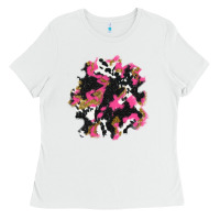 White valentine's day cow patches Ladies Tee - AdoDesignShop