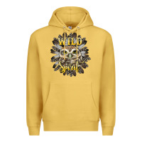 Antique Gold wild spirit owl Premium Hoodie - BarkalooDesign