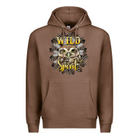 Chestnut wild spirit owl Premium Hoodie - BarkalooDesign
