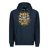 Navy wild spirit owl Premium Hoodie - BarkalooDesign