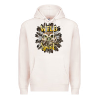 Pale Pink wild spirit owl Premium Hoodie - BarkalooDesign