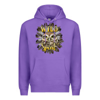 Purple wild spirit owl Premium Hoodie - BarkalooDesign