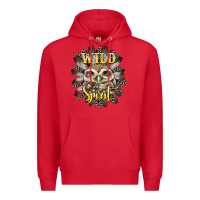 Red wild spirit owl Premium Hoodie - BarkalooDesign