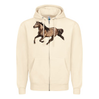 Sandshell Missouri Fox Trotter horse Zipper Hoodie - LillyAllenDesigns