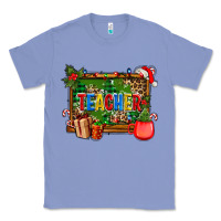 Colony Blue christmas teacher and coffe cup with board Classic Tee - AdoDesignShop