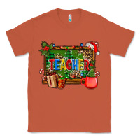 Copper christmas teacher and coffe cup with board Classic Tee - AdoDesignShop