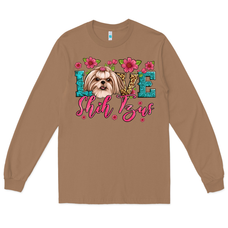 Love Shih Tzus Long Sleeve Tee by Artiststas | Teevron