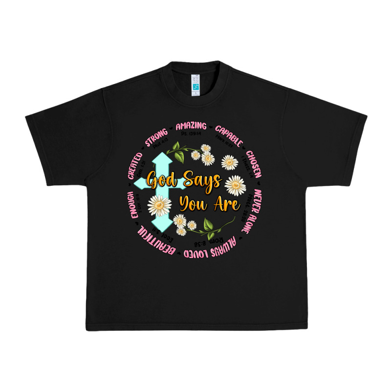 God Says You Are Urban Heavy Tee by JahusDesignShop | Teevron
