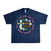 Navy god says you are Urban Heavy Tee - JahusDesignShop
