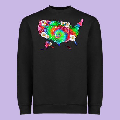 Lgbtq America Map Heavyweight Sweatshirt Designed By Hra Design Shop