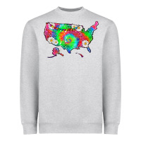 Heather Grey lgbtq america map Heavyweight Sweatshirt - HRA Design Shop