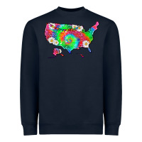 Navy lgbtq america map Heavyweight Sweatshirt - HRA Design Shop