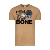 Chilled To The Bone Skull Winter Vintage Tee | Teevron