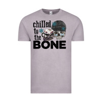 Vintage Zinc Chilled to the bone skull winter Vintage Tee - FaDigitalArtStudio