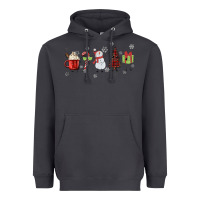 Smoke Cartoon Christmas Characters Heavyweight Hoodie - MaliasSmallBusiness