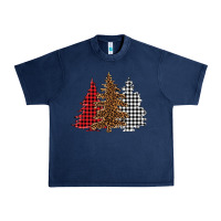 Navy christmas trees Urban Heavy Tee - BarkalooDesign