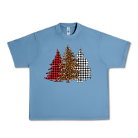 Pebble Blue christmas trees Urban Heavy Tee - BarkalooDesign