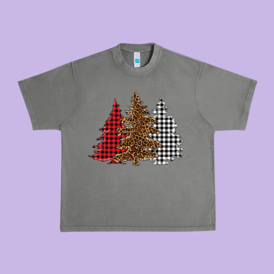 Christmas Trees Urban Heavy Tee Designed By Barkaloodesign