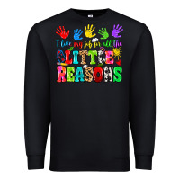 Black I love my job for all the little reasons Premium Sweatshirt - MaliasSmallBusiness