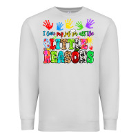 Dove Grey I love my job for all the little reasons Premium Sweatshirt - MaliasSmallBusiness