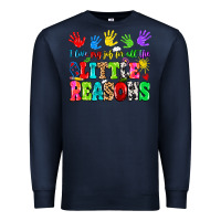 Navy I love my job for all the little reasons Premium Sweatshirt - MaliasSmallBusiness