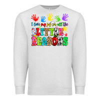 Oatmeal Heather I love my job for all the little reasons Premium Sweatshirt - MaliasSmallBusiness