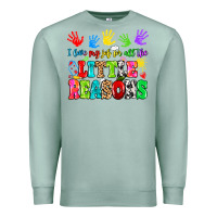 Seafoam I love my job for all the little reasons Premium Sweatshirt - MaliasSmallBusiness