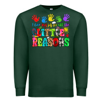 Sports Green I love my job for all the little reasons Premium Sweatshirt - MaliasSmallBusiness