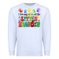 White I love my job for all the little reasons Premium Sweatshirt - MaliasSmallBusiness