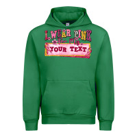 Emerald i wear pink for my custom Urban Hoodie - texasbilliewilder