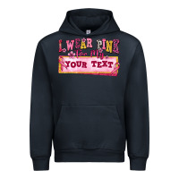 Navy i wear pink for my custom Urban Hoodie - texasbilliewilder