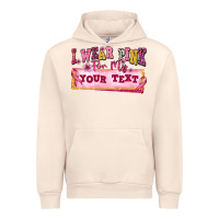 Sandshell i wear pink for my custom Urban Hoodie - texasbilliewilder