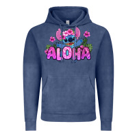 Vintage Denim aloha summer stitch Vintage Hoodie - Zillion Design Studio