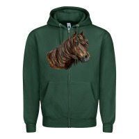 Sports Green missouri horse Zipper Hoodie - LillyAllenDesigns
