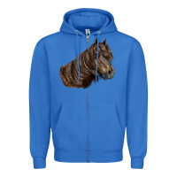 True Royal missouri horse Zipper Hoodie - LillyAllenDesigns