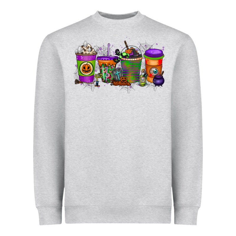 Halloween Coffee Drink Heavyweight Sweatshirt by RacoonDesign | Teevron