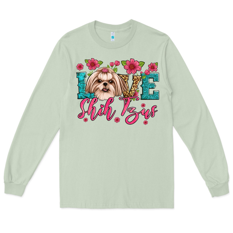 Love Shih Tzus Long Sleeve Tee by Artiststas | Teevron