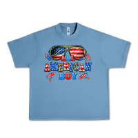 Pebble Blue all american boy Urban Heavy Tee - AdoDesignShop