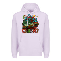 Lilac you serious clark with christmas car Premium Hoodie - Jasminsmagicworld