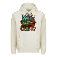 Oatmeal Heather you serious clark with christmas car Premium Hoodie - Jasminsmagicworld
