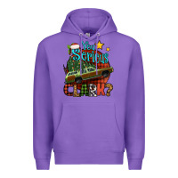Purple you serious clark with christmas car Premium Hoodie - Jasminsmagicworld