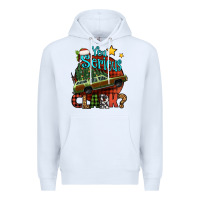 White you serious clark with christmas car Premium Hoodie - Jasminsmagicworld