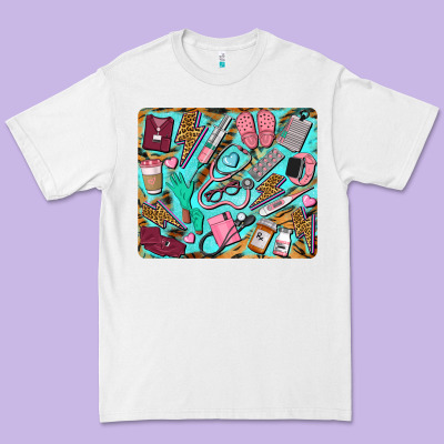 Nurse Mousepad Premium Tee Designed By Barkaloodesign