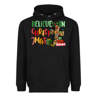 Black believe in christmas Heavyweight Hoodie - MaliasSmallBusiness