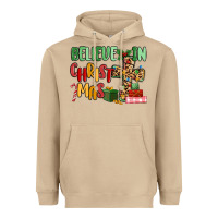 Mushroom believe in christmas Heavyweight Hoodie - MaliasSmallBusiness