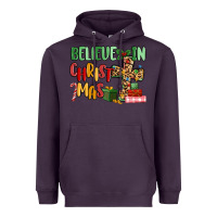 Plum believe in christmas Heavyweight Hoodie - MaliasSmallBusiness