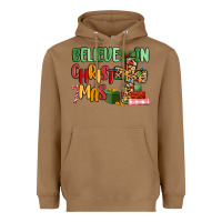 Toasted Coconut believe in christmas Heavyweight Hoodie - MaliasSmallBusiness