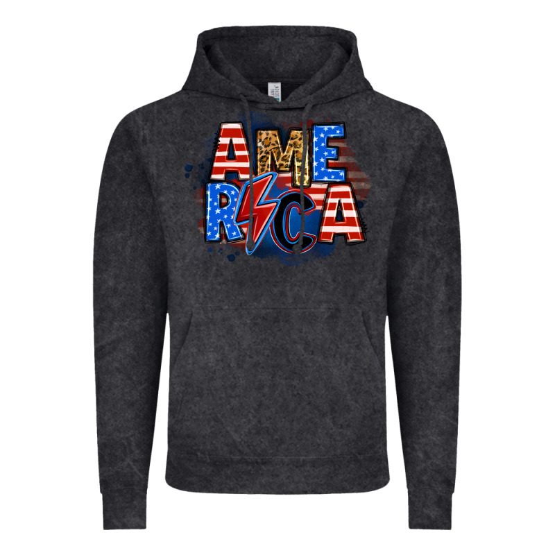 America Lightning Bolt Vintage Hoodie by Zillion Design Studio | Teevron